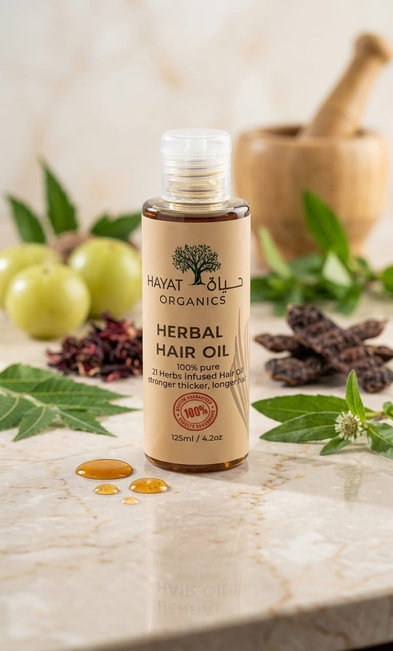 HERBAL HAIR GROWTH OIL (21 Herbs)