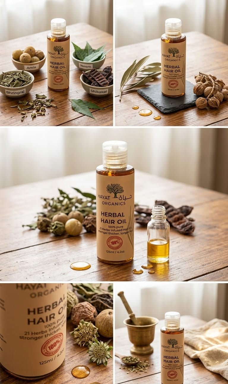 HERBAL HAIR GROWTH OIL (21 Herbs)