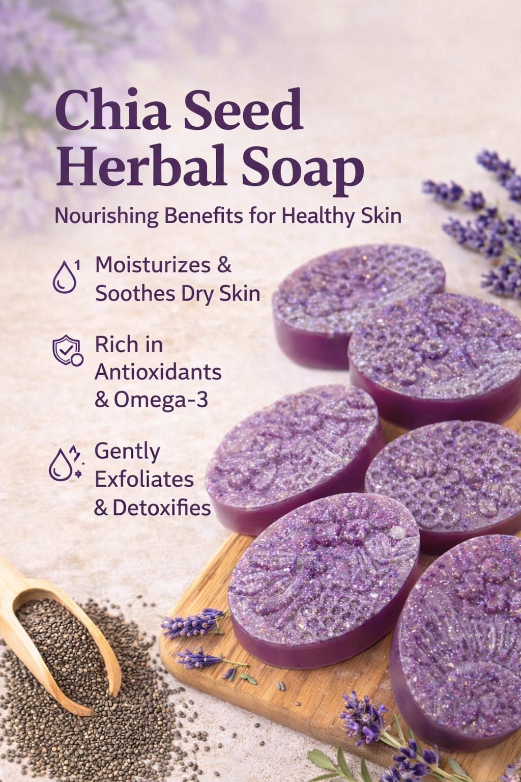 Chia Seed Herbal Soap